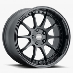ESR Wheels CS12 18x8.5 5x115 ET30 Matte Black w/ Gloss Black Lip 88551430 CS12MBLK-BL 5X115