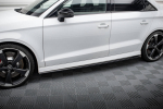 Maxton Design Side Skirts Diffusers V.2 Audi RS3 Sedan 8V Facelift AU-RS3-8VF-S-SD2G