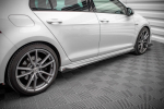 Maxton Design Street Pro Side Skirts Diffusers + Flaps Volkswagen Golf R Mk7 VWGO7RCNC-SD1BRB+SRF1G
