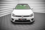 Maxton Design Street Pro Front Splitter V.1 + Flaps Volkswagen Golf R Mk7 VWGO7RCNC-FD1B+FSF1G