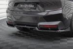 Maxton Design Rear Splitter (with vertical bars) BMW iX M-Pack i20 BM-IX-1-MPACK-RD1G+RD2G