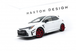Maxton Design Street Pro Side Skirts Diffusers + Flaps Toyota GR Corolla Mk12 TOCO12GR4CNC-SD1BRB+SF1G