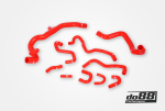 DO88 Volvo S60/V60/V70/XC70/S80 T4 T5 2.5FT Automatic 07-16 Coolant hoses Red