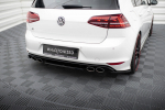 Maxton Design Rear Splitter VW GOLF VII R (with vertical bars) VW-GO-7-R-RD1+RD2G