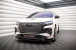 Maxton Design Front Splitter V.2 Audi Q4 e-tron Sportback S-line Mk1 AU-Q4-ETRON-1-SB-FD2G+FD2RG