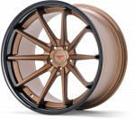 Ferrada Wheels FR4 22x10.5 5x127 ET35 Matte Bronze / Gloss Black Lip FR4221055127BZ35