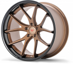 Ferrada Wheels FR2 19x8.5 5x120 ET15 Matte Bronze / Gloss Black Lip FR219855120BZ15