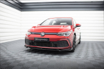 Maxton Design Front Splitter V.2 + Flaps Volkswagen Golf GTI / GTE / GTD / R-Line Mk8 VW-GO-8-GTI-FD2G+FSF