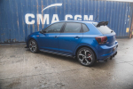 Maxton Design Street Pro Side Skirts Diffusers + Flaps Volkswagen Polo GTI Mk6 VWPO6GTICNC-SD3BRB+SF1G