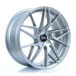 BOLA Wheels FLR 19x8.5 5x100 ET25-45 CRYSTAL SILVER
