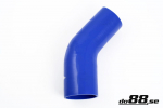DO88 Silicone Hose Blue 45 degree 3.25 - 3.5'' (83-89mm)