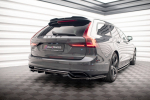 Maxton Design Rear Splitter (with vertical bars) Volvo V90 / S90 R-Design Mk2 VO-V90-2-RDESIGN-RD1G+RD2G