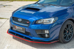 Maxton Design FRONT SPLITTER V.4 SUBARU WRX STI SUIM4WRXSTI-FD2G+FD2RRED