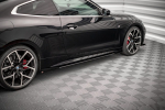 Maxton Design Street Pro Side Skirts Diffusers + Flaps BMW 4 M-Pack / M440i G22 / G23 / G22 Facelift / G23 Facelift BM4G22MPACKCNC-SD1BRB+SRF1G