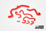 DO88 Volvo V70/S80 2.5T 2.5FT AFV 2008-15 Coolant hoses Red