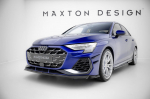 Maxton Design Front Splitter V.2 Audi A3 S-Line Sedan / S3 Sedan 8Y Facelift AU-S3-8YF-S-FD2G