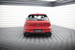 Maxton Design Rear Valance + Exhaust Ends Imitation Volkswagen Golf GTE / R-Line Mk8 / Mk8 Facelift VW-GO-8-GTI-RS2G+RS1RG+CHROME