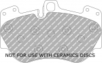 Ferodo Racing Front Brake Pads For PORSCHE Turbo S 4.5 CAYENNE (955) FCP4467