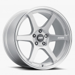 ESR Wheels APX6 18x8.5 5x114.3 ET30 Hyper Silver w/ Machined Lip 88551430 APX6HS-ML