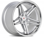 Ferrada Wheels CM1 19x9.5 5x120 ET35 Machine Silver / Chrome Lip CM119955120MS35