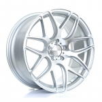 BOLA Wheels B8R 18x8.5 5x105 ET25-45 SILVER POLISHED FACE 9.8kg