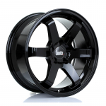 BOLA Wheels B1 18x8.5 5x120.65 ET30-45 GLOSS BLACK 10.45kg