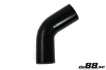 DO88 Silicone Hose Black 60 degree 3.125'' (80mm)