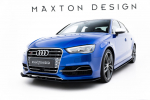 Maxton Design Street Pro Front Splitter Audi S3 / A3 S-Line Sedan 8V AUS33SCNC-FD1B