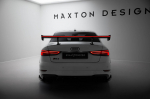Maxton Design Carbon Spoiler With Internal Brackets Uprights + LED Audi A3 / A3 S-Line / S3 / RS3 Sedan 8V / 8V Facelift CF-AU-S3-8V-S-WING5-INT-245-P+LED