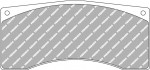 Ferodo Racing Rear Brake Pads For ASTON MARTIN V8 GTE Vantage FRP1078