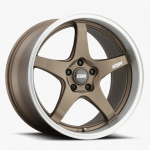 ESR Wheels APX5 18x9.5 5x115 ET35 Matte Bronze w/ Machined Lip 89551435 APX5MBRNZ-ML 5X115