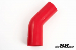 DO88 Silicone Hose Red 45 degree 2.75 - 3.125'' (70 - 80mm)