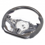 BMW Gxx 5,8,X3,X4,X5,X6,X7,M5,M8,X3M,X4M,X5M,X6M,X7M CARBON FIBRE / ALCANTARA FLAT BOTTOM STEERING WHEEL WITH HEATING