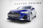 Maxton Design Street Pro Front Splitter + Flaps Audi A3 S-Line Sedan / S3 Sedan 8Y Facelift AUS38YFCNC-FD1B+FSF1G
