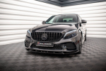 Maxton Design Front Splitter V.2 Mercedes-Benz C AMG Line Sedan / Coupe / Estate W205 / C205 / S205 Facelift ME-C-205F-AMGLINE-C-FD2G