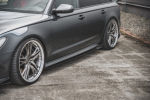Maxton Design Side Skirts Diffusers Audi A6 / A6 C7 S-line/ S6 C7 Facelift AU-S6-C7F-FSD1FP