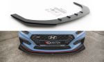 Maxton Design Street Pro Front Splitter + Flaps Hyundai I30 N Mk3 Hatchback / Fastback HYI303NCNC-FD2BRB+FSF1G