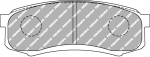 Ferodo Racing Rear Brake Pads For TOYOTA 2.8 D-4D LAND CRUISER 150 (KDJ15_, GRJ15_) FCP1021