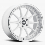 ESR Wheels CS12 18x8.5 5x110 ET30 Gloss White w/ Machined Lip 88551430 CS12WHT-ML 5X110