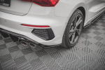 Maxton Design Rear Side Splitters V.2 Audi S3 / A3 S-Line Sportback 8Y AU-A3-8Y-SLINE-RSD2G