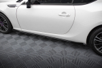 Maxton Design Street Pro Side Skirts Diffusers + Flaps Subaru BRZ Mk1 / Mk1 Facelift SUBRZ1FCNC-SD1B+SF1G