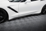 Maxton Design Side Skirts Diffusers V.2 Chevrolet Corvette Stingray C7 CH-CO-C7-SD2G