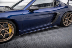 Maxton Design Side Skirts Diffusers Porsche 718 Cayman GT4 RS 982c PO-CA-718-GT4-RS-SD1G