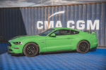 Maxton Design Street Pro Side Skirts Diffusers V.1 + Flaps Ford Mustang GT Mk6 Facelift FOMU6FGTCNC-SD1BRB+SRF1G