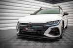 Maxton Design Street Pro Front Splitter Volkswagen Arteon R Sedan / Shooting Brake Mk1 Faceift VWAR1FRCNC-FD1BRB