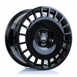 BOLA Wheels B12 17x8 5x100 ET30-45 GLOSS BLACK 9.65kg