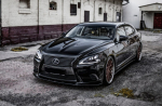 Maxton Design Front Splitter Lexus LS Mk4 Facelift LE-LS-4F-FD1G