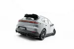Maxton Design Rear Splitter (with vertical bars) Porsche Cayenne SUV / Coupe Mk3 Facelift PO-CAY-3-C-RD1G+RD2G