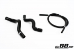 DO88 Volvo 240 Coolant hoses complement Black