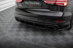 Maxton Design Street Pro Rear Diffuser V.1 Audi RS3 Sedan 8V Facelift AURS38VFSCNC-RS1BRB